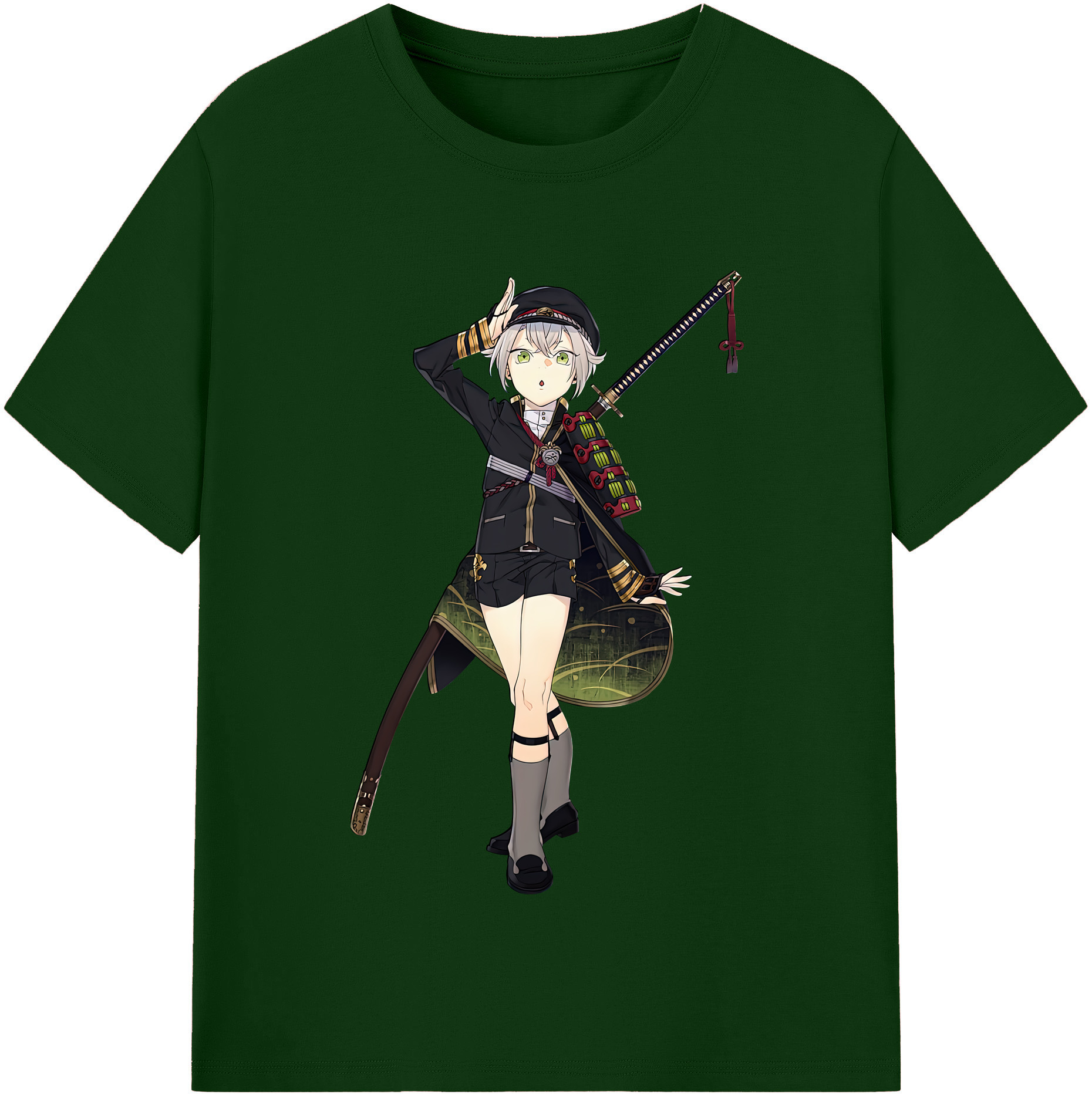 （画像用） 刀剣乱舞 Touken Ranbu 綿100％半袖Tシャツ（フロントプリント）